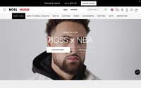 HUGO BOSS website screenshot