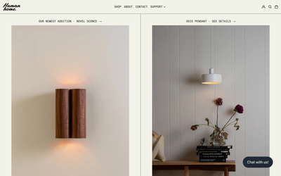 Humanhome website screenshot