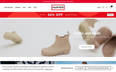Hunter Boots on Shomp
