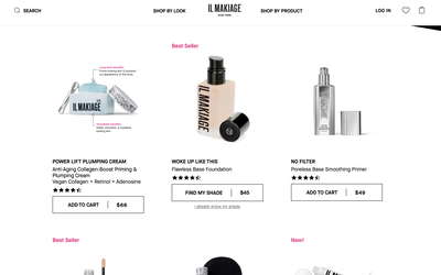 IL MAKIAGE website screenshot