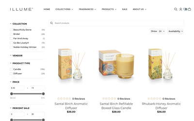 ILLUME® website screenshot