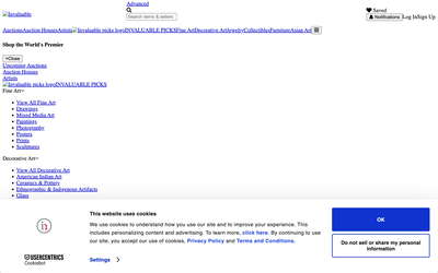 Invaluable website screenshot