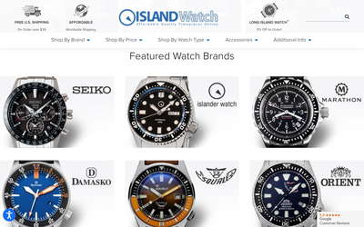 Island Watch website screenshot