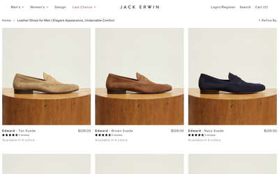 Jack Erwin website screenshot