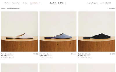 Jack Erwin website screenshot
