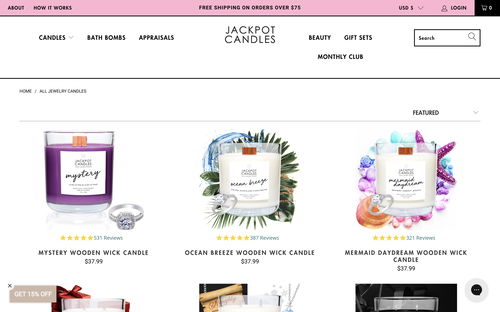 Jackpot Candles