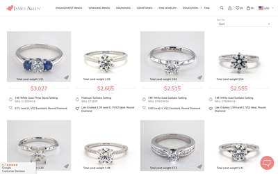 James Allen website screenshot