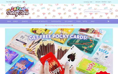 Japan Candy Store website screenshot