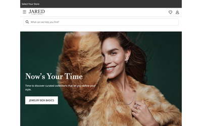 Jared website screenshot