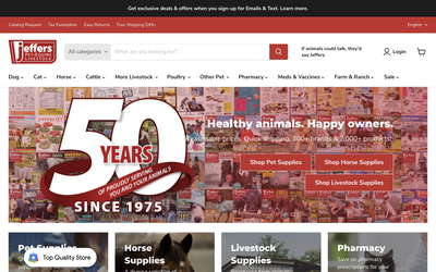 Jeffers website screenshot