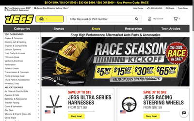JEGS website screenshot