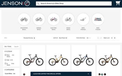 Jenson USA website screenshot