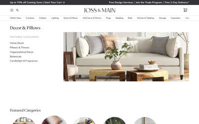 Joss & Main website screenshot