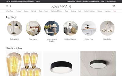 Joss & Main website screenshot