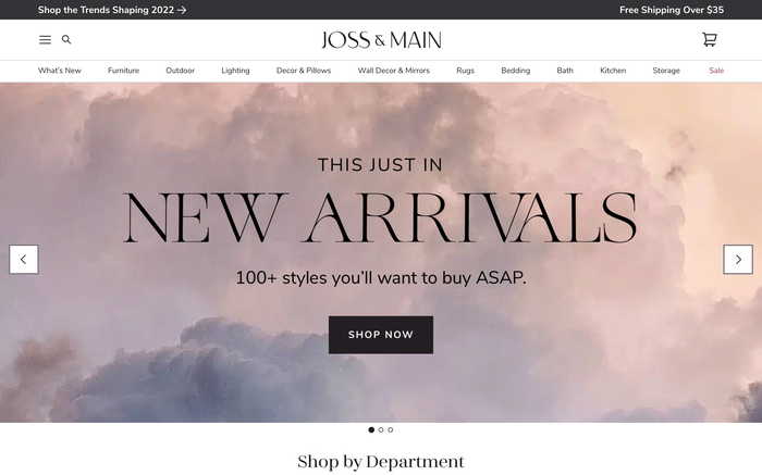 Joss & Main screenshot