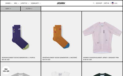 JOURN website screenshot