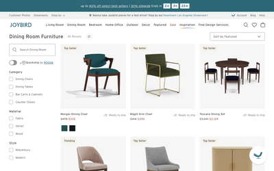Joybird website screenshot