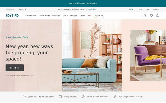 Joybird screenshot