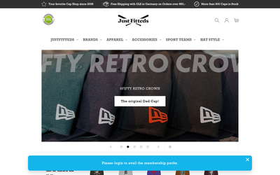 Just Fitteds website screenshot
