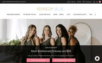 Kennedy Blue website screenshot