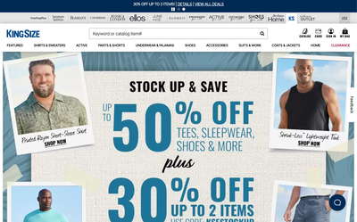 King Size website screenshot
