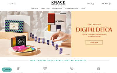 Knack website screenshot