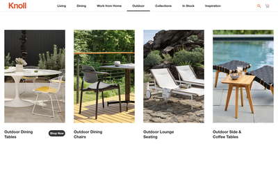 Knoll website screenshot