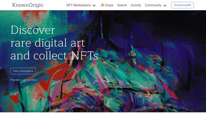 KnownOrigin screenshot