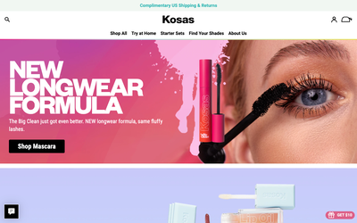 Kosas website screenshot