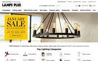 Lamps Plus website screenshot