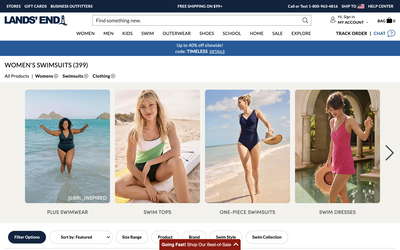 Lands' End website screenshot