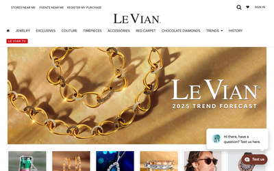 Le Vian website screenshot