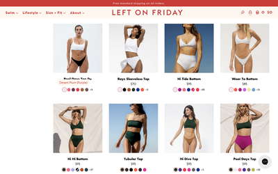 Left On Friday website screenshot