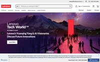 Lenovo website screenshot