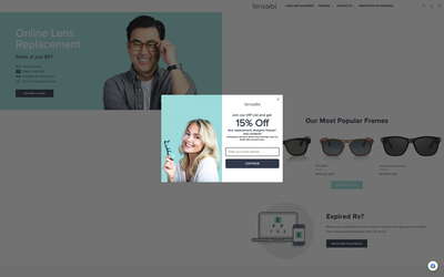 Lensabl website screenshot