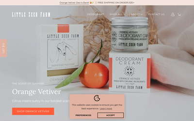 Little Seed Farm website screenshot
