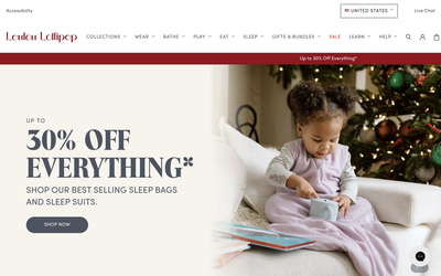 LOULOU LOLLIPOP website screenshot