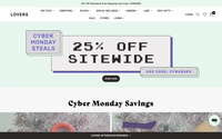 Lovers Stores website screenshot
