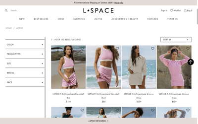 LSPACE by Monica Wise website screenshot