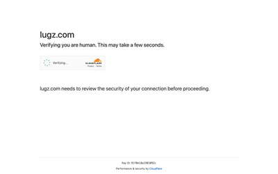 Lugz website screenshot