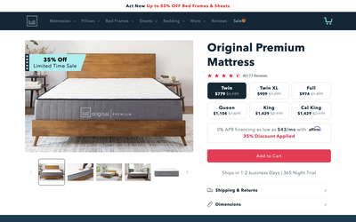 Lull website screenshot