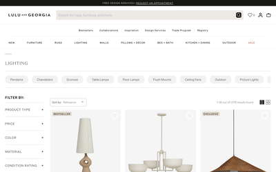 Lulu & Georgia website screenshot
