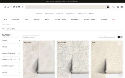 Lulu & Georgia website screenshot