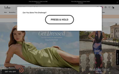 Lulus website screenshot