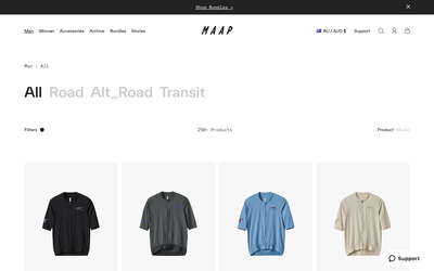 MAAP website screenshot