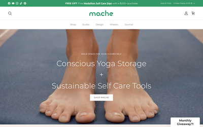 Mache website screenshot