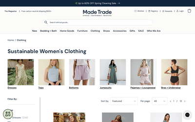Made Trade website screenshot