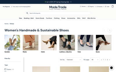Made Trade website screenshot