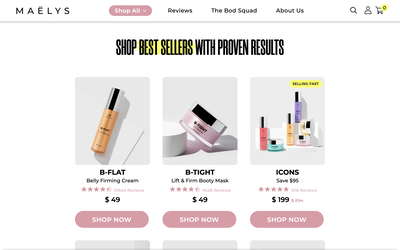 MAELYS website screenshot