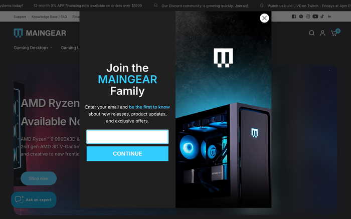 MAINGEAR screenshot
